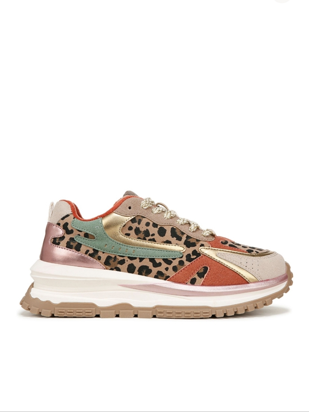Women's Blowfish Malibu Leo Sneaker -  Leopard Print / Rose Gold Metallic - Picture 7 of 8